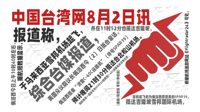 标签云:中国台湾网8月2日讯,综合台媒报道，,美国众议院议长佩洛西今（2）日抵台窜访，,根据航班追踪网站《Flightradar24》可见，,佩洛西,文字词云图-wenziyun.cn