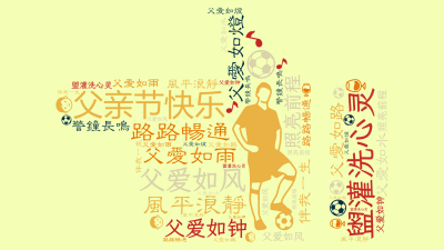 标签云:父亲节快乐,父爱如风,风平浪静,父爱如雨,盥灌洗心灵,父爱如灯,照亮前程,父爱如路,路路畅通,父爱如钟,警钟长鸣,父爱如水,伴我一生,文字词云图-wenziyun.cn