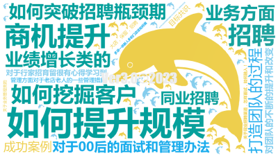 标签云:如何提升规模,如何突破招聘瓶颈期,如何挖掘客户,商机提升,业绩增长类的,业务方面,招聘,同业招聘,对团队的不断的提升和改变,对于00后的面试,文字词云图-wenziyun.cn