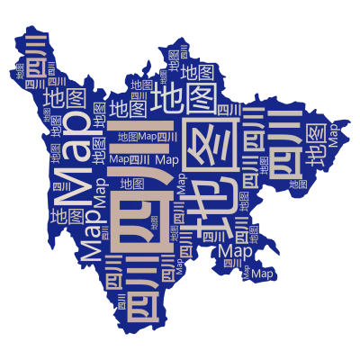 标签云:四川,地图,Map,文字词云图-wenziyun.cn