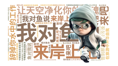 标签云:我对鱼说,来吧,来岸上吧,辞掉你水中的工作,在旅游中升华自我,告别那水中的污浊,让天空净化你的灵魂,鱼对我说,如果我信了你的心灵鸡汤,今晚我,文字词云图-wenziyun.cn