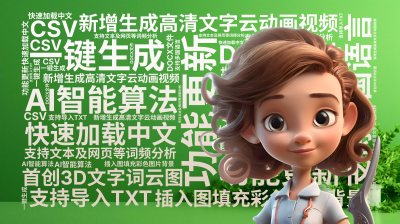 标签云:功能更新,新增生成高清文字云动画视频,插入图填充彩色图片背景,首创3D文字词云图,AI智能算法,一键生成,支持多国语言,快速加载中文,支持文,文字词云图-wenziyun.cn