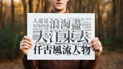 大江東去,浪淘盡,仟古風流人物,故壘西邊,人道是,三國周郎赤壁,亂石穿空,驚濤拍岸,卷起仟堆雪,江山如畫,一時多少豪傑,遙想公瑾當年,小喬初,生成的3D文字词云图-wenziyun.cn